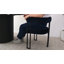Chaise de salle à manger rembourrée en velours 18,3 po-1087129608
