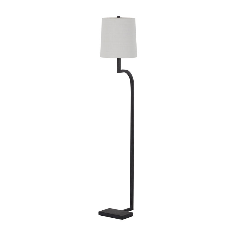 Lampe sur pied 53 po , Noir rouillé, 100 W