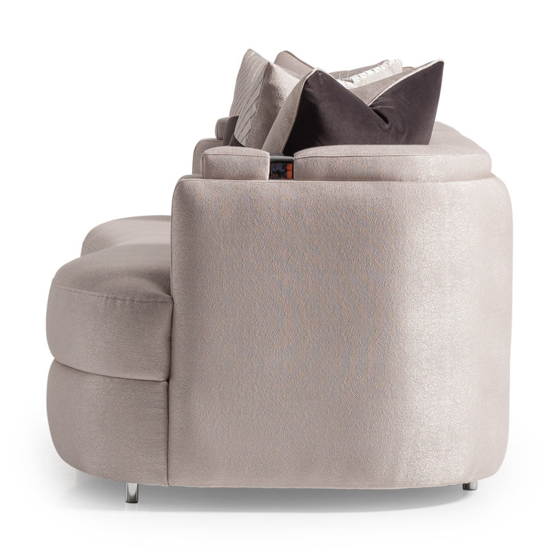Carmela Sofa, 28.5" H x  85.5" W x  37.5" D, 3