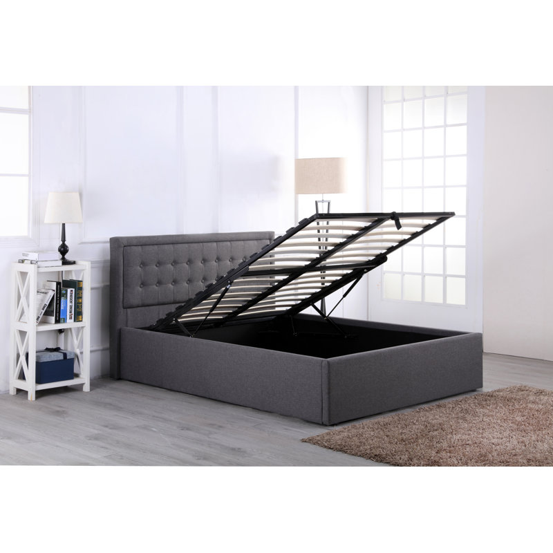 Alfonso-Gonzalez Upholstered Ottoman Storage Bed, Kingsize (5')