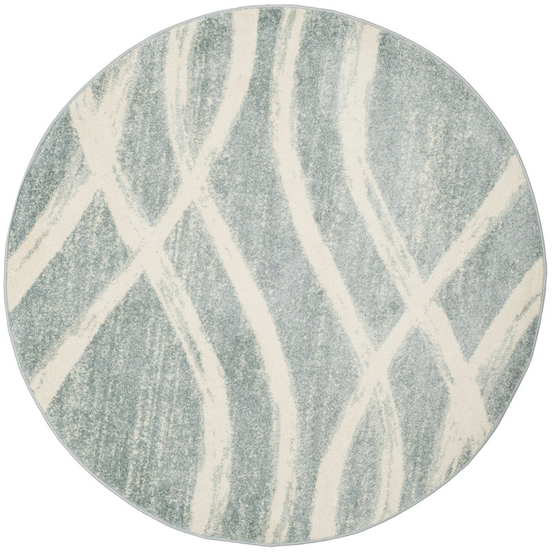 Tapis abstrait Shelva Performance, Rond 6 pi