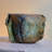 Sapphire Fracture Sculptural Vessel (Accent Vase) – Pal Tiya Series – 4.5″ H × 5″ W