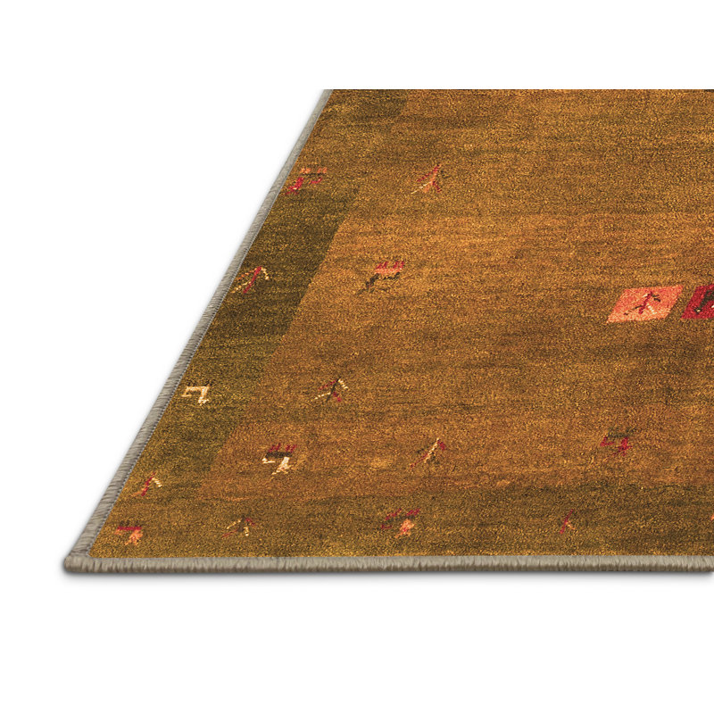 Tapis tissé à la machine en brun / rouge Sirotek Southwestern, Tapis de couloir 2 pi x 5 pi