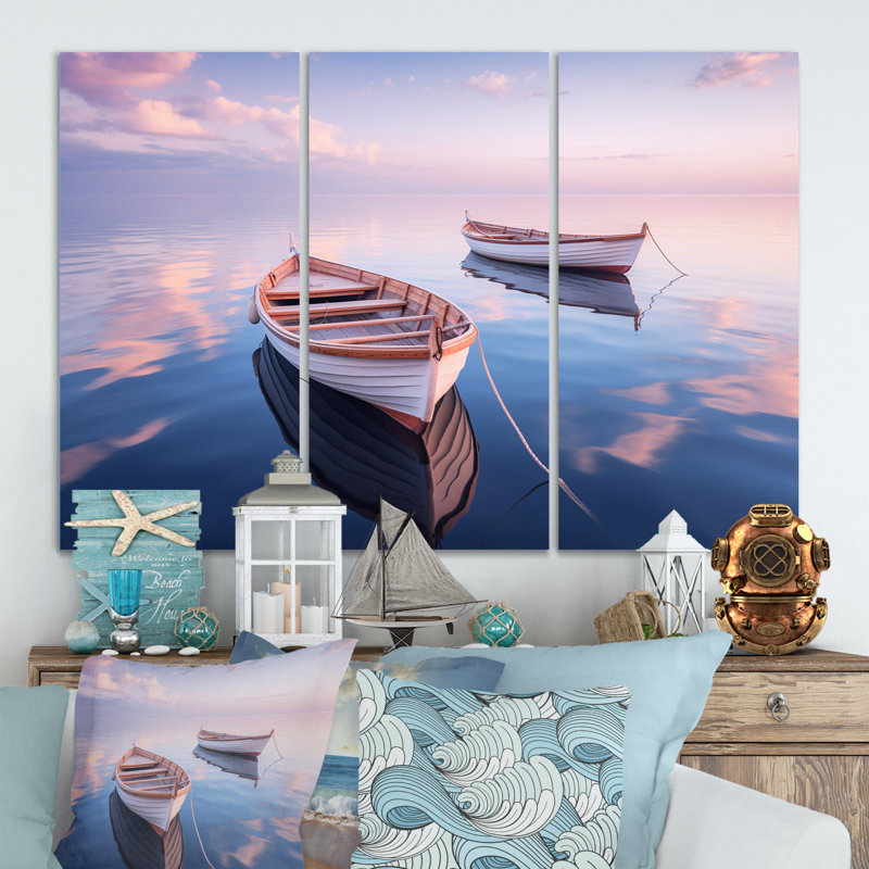 Amae - Bateau, reproduction d'art sur toile, H 40 po x l 60 po x P 1 po