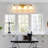 Gold Bathroom Vanity Light Fixture With Milky White Glass Shade, 4-Light Wall Sconce For Modern Bathroom Mirror Lighting, E26 Base Compatible-1711487723-1711487720-1711487719