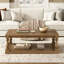 Table basse avec tablette de plancher-739696892