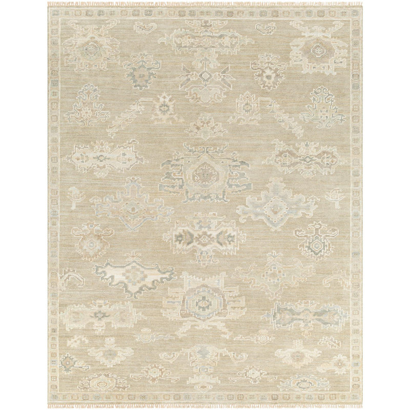 Rectangle Antalya Wool Area Rug, Rectangle 6' x 9'