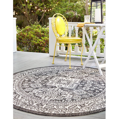 Indoor/Outdoor Chand Area Rug Stone Color