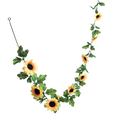 72'' in. Faux Sunflower Garland