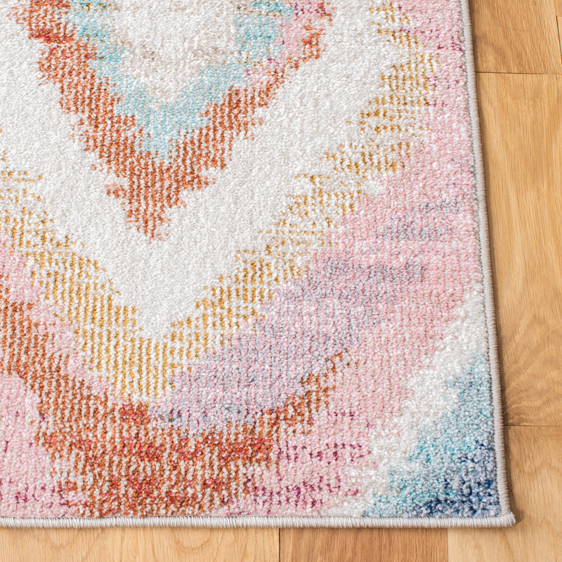 Jugtown Phoenix Performance Ikat Rug, Square 6'7"