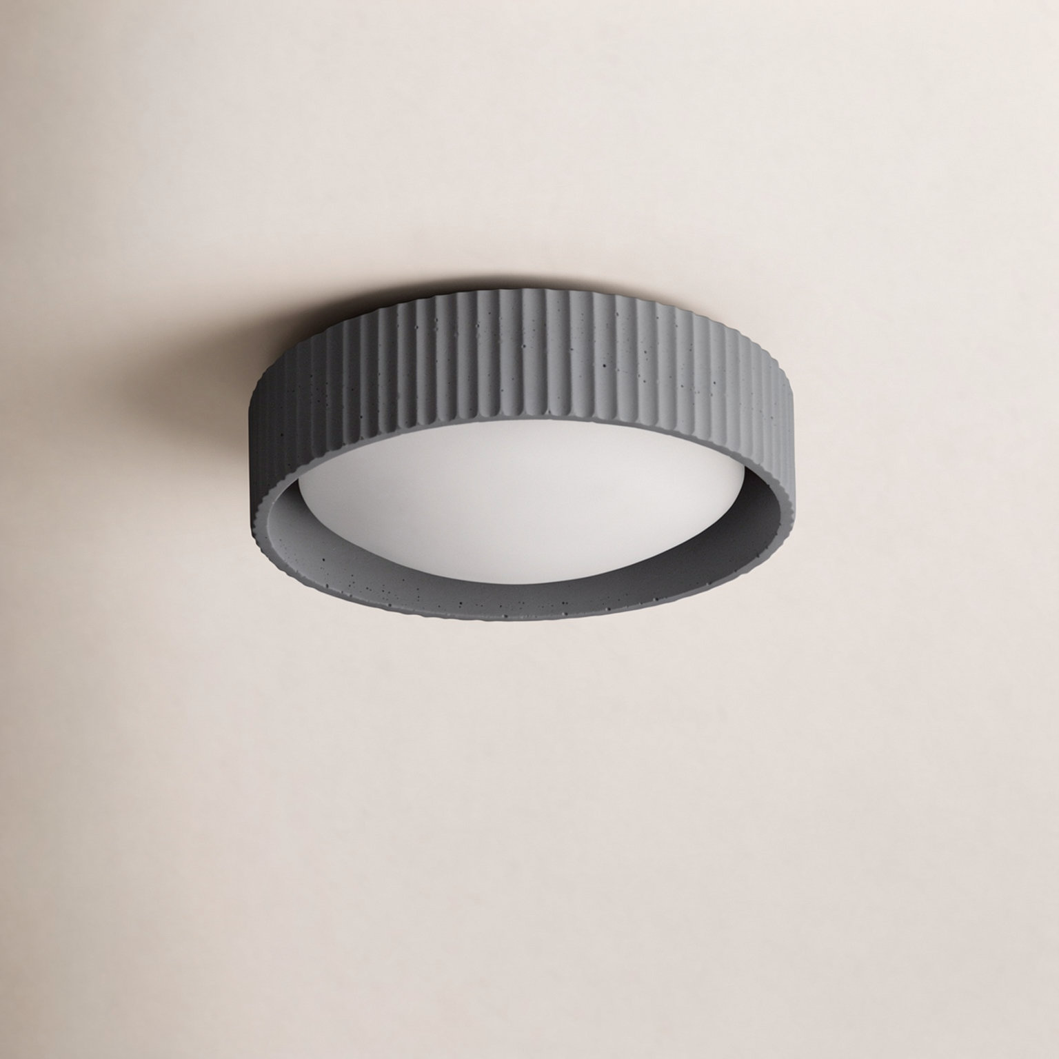 Calcott Flush Mount, Gray