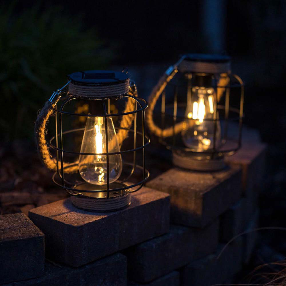 Boyd 19cm Solar Powered Integrated LED Outdoor Lantern