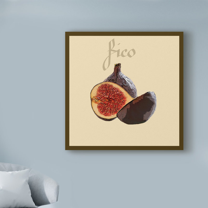 « italien fruit vi », reproduction d’impression sur toile tendue, H 14 po x l 14 po x P 2 po