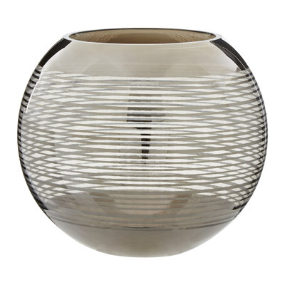 Mendoza Grey Glass Table Vase