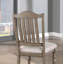 Chaises d'appoint de style transitionnel 2 pièces