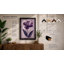 Purple Petals Botanical - Framed Print-351175816-351175812