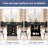 Round Dining Table With Fridge Space, Modern White Faux Marble Kitchen Tables,wood Dining Room Table With Storage Shelf, Circle Dinner Tables For Home-799783102