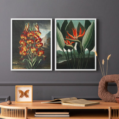 Temple of Flora III-Premium Framed Print -Ready to Hang - No Nails Required - No Nails Required