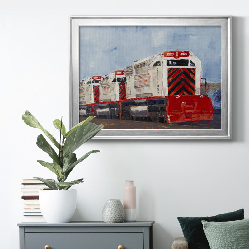 Power - reproduction de cadre photo sur toile, H 22,5 po x l 30,5 po x P 1,5 po, Argent
