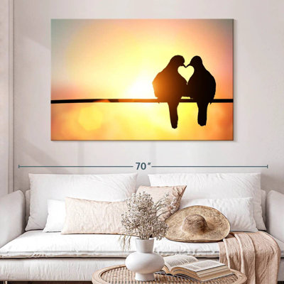 Hardie Love Birds Silhouette