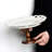 French Countryside Relief Fruit Tray - A Tall Wooden Ceramic Tray, An Elegant Choice For Afternoon Tea