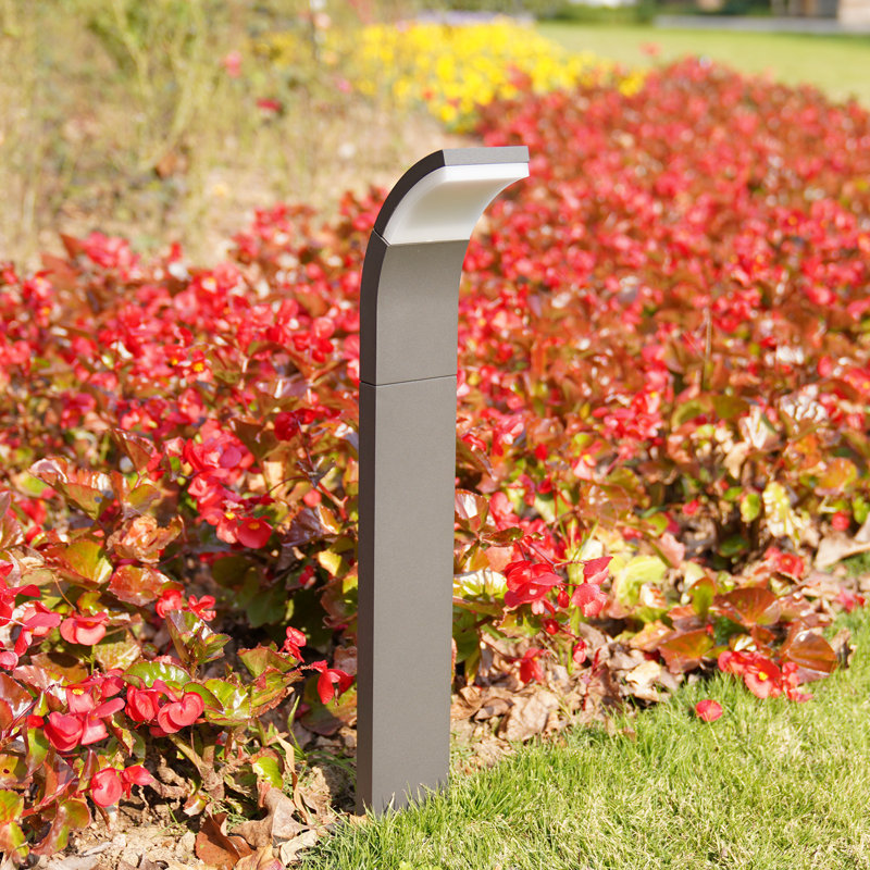 Light Outdoor Pathway LED Lights Modern European Design Garden Lights Arc Landscape Lighting, 25.61" H x 6.01" W x 5.89" D
