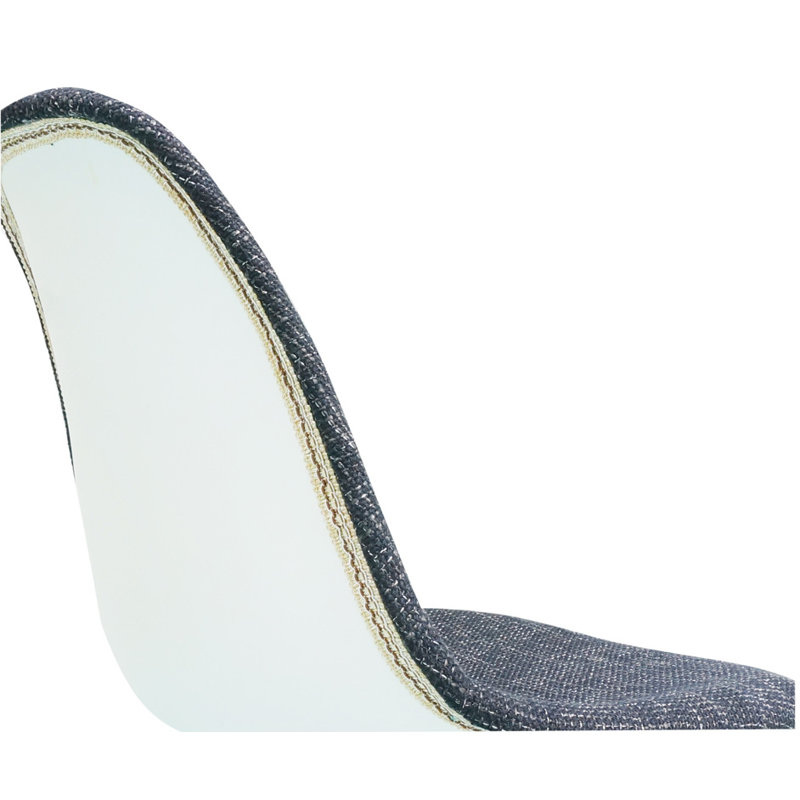 Upholstered Side Chair, Black