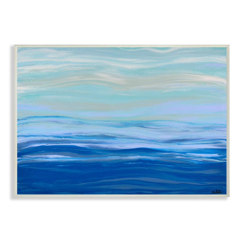 « acrylique en résine doux abstract abstract », impression, H 10 po x l 15 po x P 0,5 po, Plaque murale