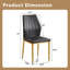Ensemble de 4 chaises de salle à manger, 37 pouces de hauteur, dossier en polyuréthane ergonomique, alliant confort et style-1111227013-1111227009-1111227071