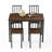 Aadi with 4 Dining slat back chairs-523668970