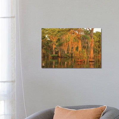 USA, Louisiana, Atchafalaya National Wildlife Refuge. Sunrise On Swamp. by Jaynes Gallery - Wrapped Canvas Gallery-Wrapped Canvas Giclée