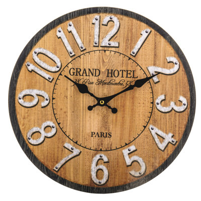 Mardea Wood Wall Clock