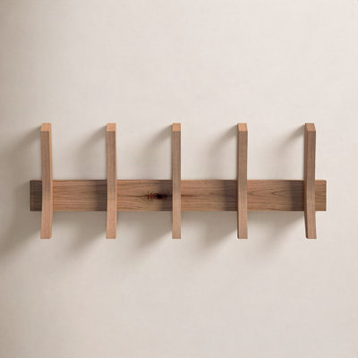 Sifford 5-Hook Solid Wood Coat Rack