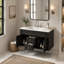 Meuble-lavabo mural 36 po avec lavabo et tiroirs en céramique, meuble-lavabo simple de style français avec charnières à fermeture douce-1884207385