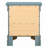 Compact Teal Traditional Nightstand