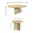 Stylish Glod marble coffee table