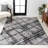 Blackmun Modern Abstract Black/Gray Rug-353531032