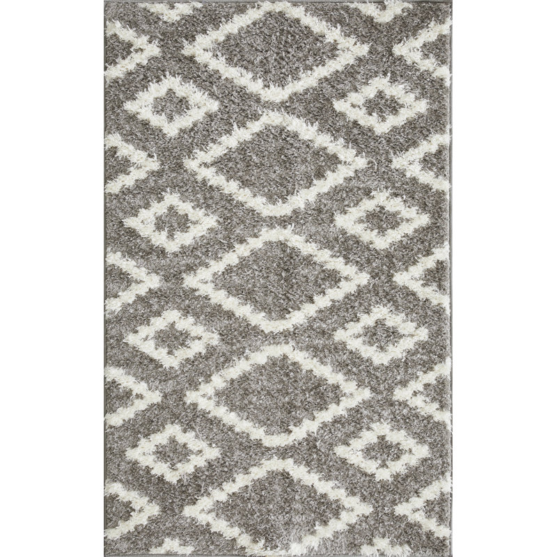 Ishrana Performance Geometric Indoor Rug, Rectangle 4' x 6'