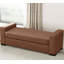 Repose-pieds en similicuir brun élégant et durable-129756821-129756823