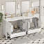 Meuble-lavabo 72 po avec lavabo en céramique-1250004246