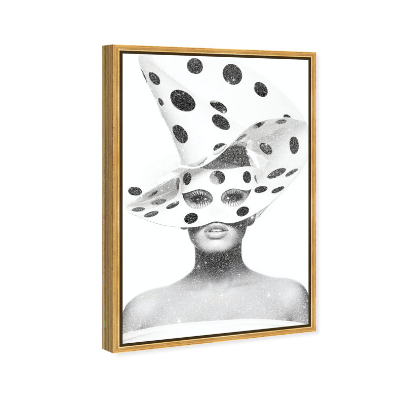 Spotted Sovereign Print by Oliver Gal, 55"H x 37"W, Gold Floater Frame