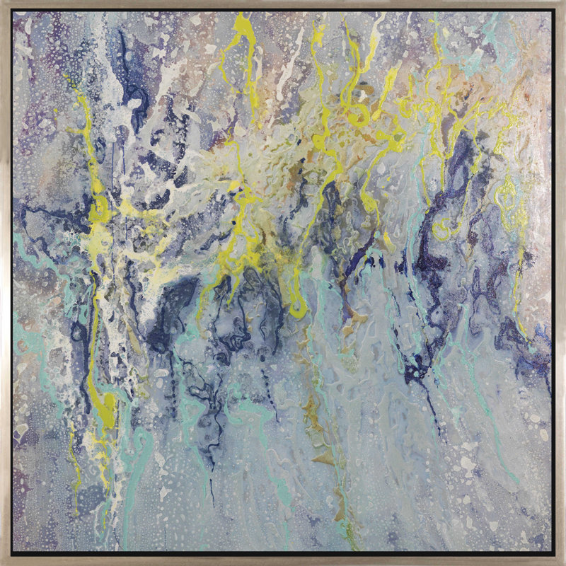 «Dangling Daydreams», peinture sur toile à cadre flottant