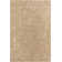 Alonzo Solid Color Machine Woven Polyester Area Rug in Beige