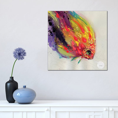 Liquid Lava 1 Piece Wrapped Canvas Painting