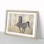 Lone Horse by Zhao Mengfu - Picture Frame Painting Print-55580581-55580582