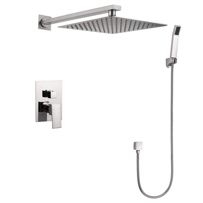 Narmada All-In-One Kit with Rough in-Valve, Brushed Nickel