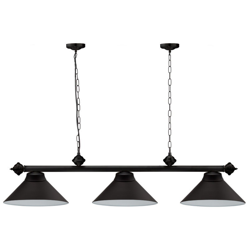 3 - Light Black Kitchen Island Pendant