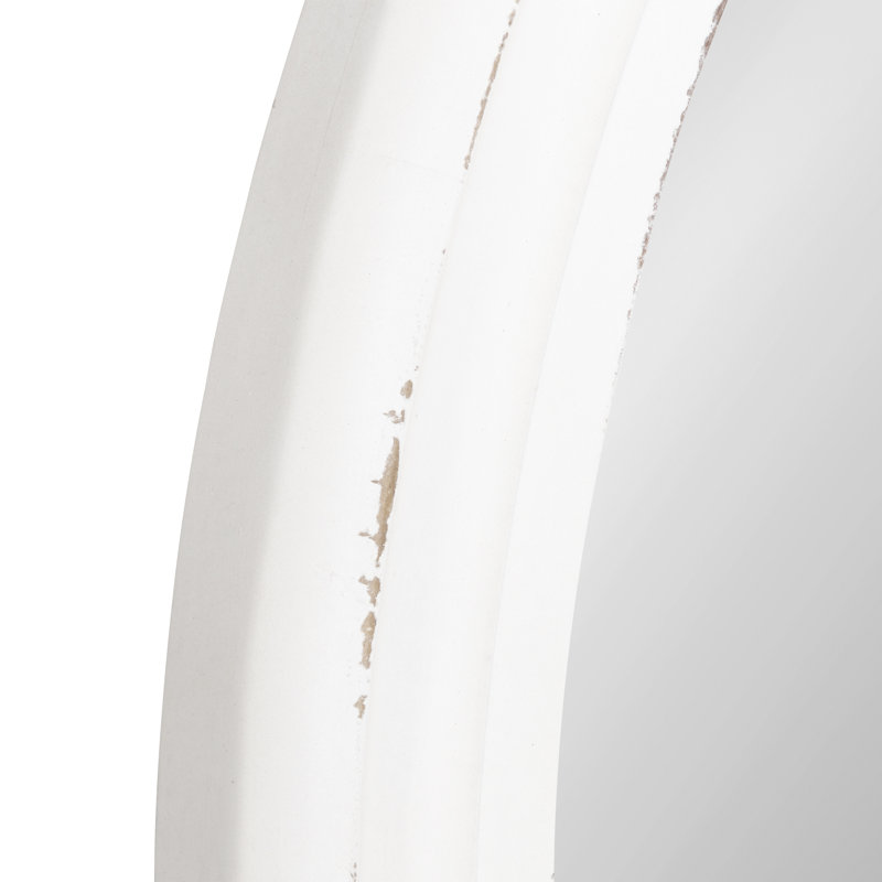 Miroir décoratif moderne et contemporain Jorah, Blanc