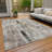 Machine Washable Indoor/Outdoor Claudian ACN1630 Taupe Rug-104235697