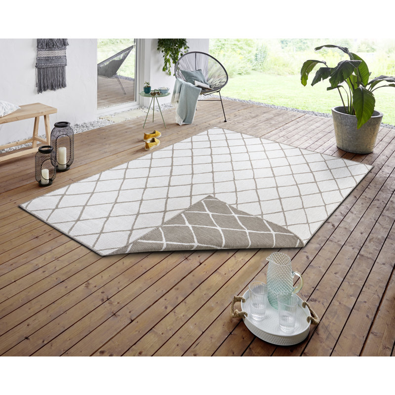 Malaga Flatweave Linen Rug, Rectangle 120cm x 170cm